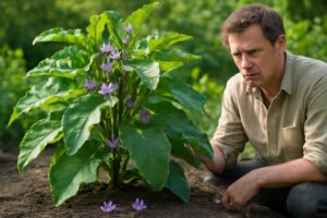 ナスの実がならない、葉ばかりになる原因7つ!花は咲くのに収穫できない対策と育て方のコツ