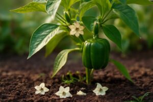 ピーマンの花が落ちる原因は？実がならないときに見直したい育て方と対策、初心者でもできる予防法