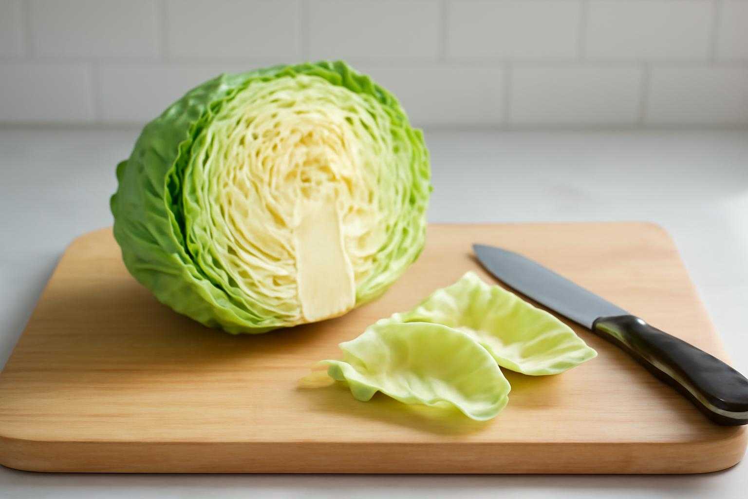 キャベツの芯が黒いのは食べられる?変色の原因と安全に食べてよい見分け方を徹底解説