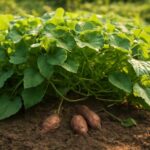 さつまいものつるぼけの見分け方は？葉ばかり茂る原因と芋を太らせる対策を解説