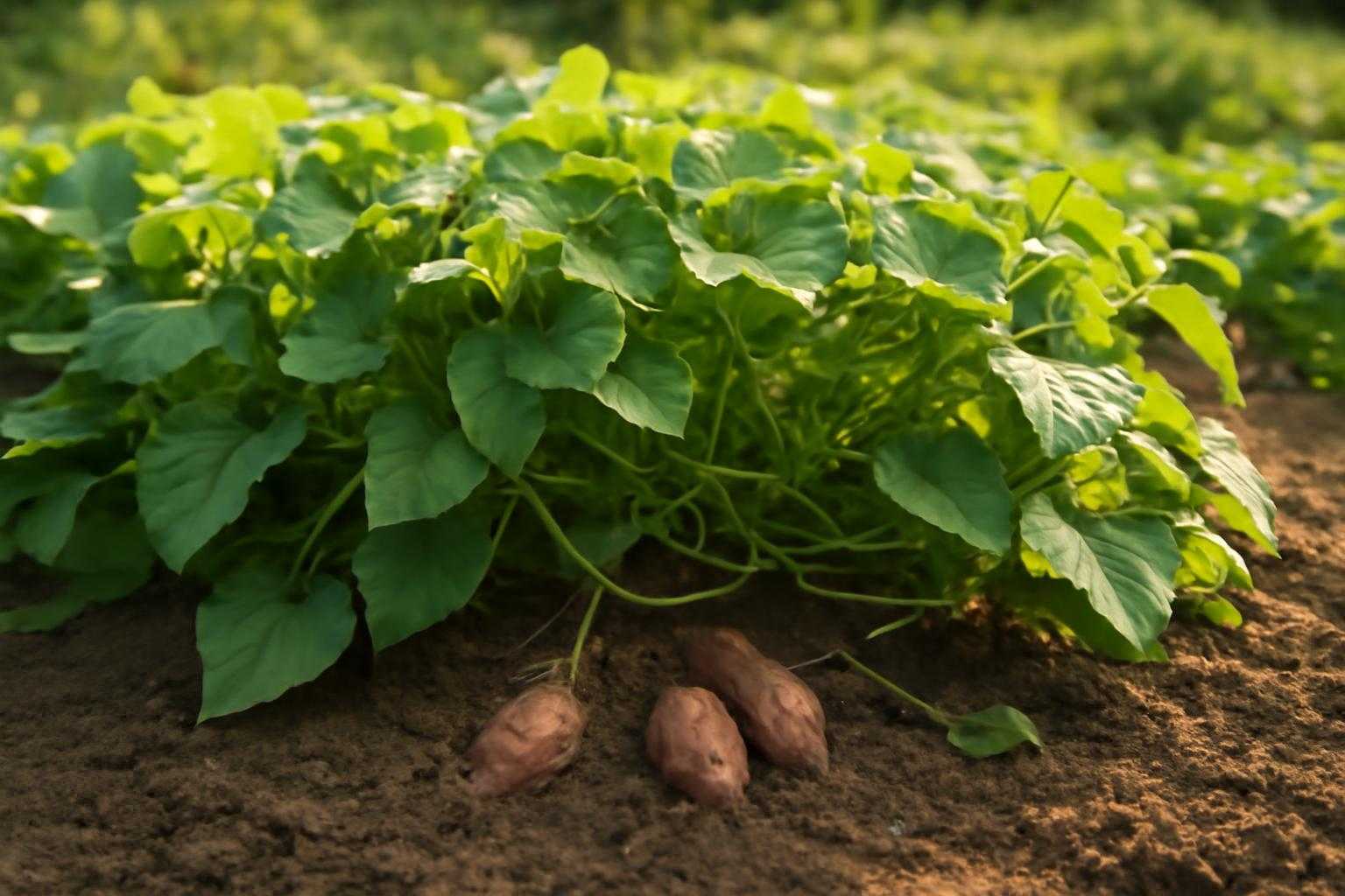 さつまいものつるぼけの見分け方は?葉ばかり茂る原因と芋を太らせる対策を解説